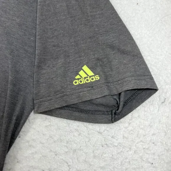 Adidas ClimaLite Men's XXL Short Sleeve Gray Graphic T Shirt Friday Night Phenom - Picture 4 of 12